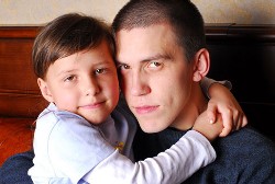 Евгений Сталев с дочкой