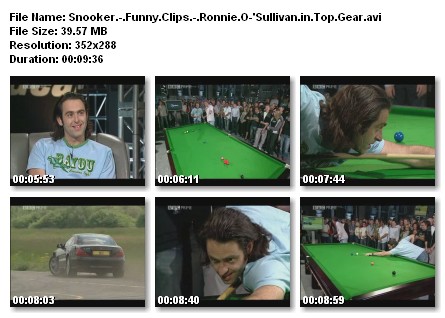 Ronnie O'Sullivan в гостях у Top Gear